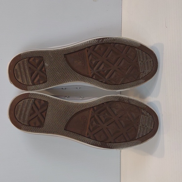 Women's Converse All Star Double Tongue Gray Mint Green Low Top Canvas Shoes - Picture 13 of 13